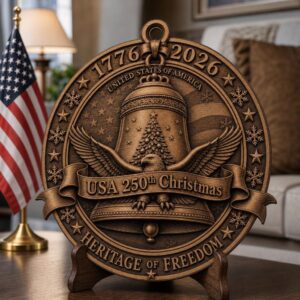 America 250 3D Illusion Laser Engraving Design, USA Anniversary for Plaques