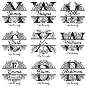 Chopping Board Engraving Bundle, Custom Family Name, Homestead Bread Crest