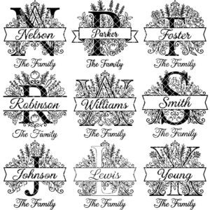 Laser Engraving Board Designs, Kitchen Garden Monogram, Custom Family Name