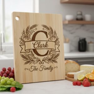 Monogram Bundle, Custom Family Name Logo, A to Z Surname Engraving File