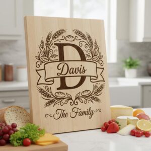 Monogram Bundle, Custom Family Name Logo, A to Z Surname Engraving File