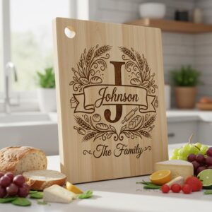 Monogram Bundle, Custom Family Name Logo, A to Z Surname Engraving File