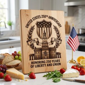 Patriotic Bundle, 250th Anniversary Board Designs, Laser Engraving, July 4