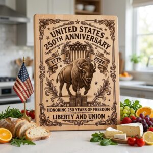 Patriotic USA 250th Anniversary Engraving Bundle, Chopping Board Designs