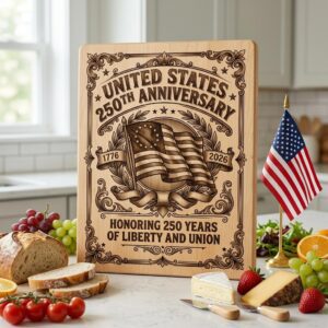 Patriotic USA 250th Anniversary Engraving Bundle, Chopping Board Designs