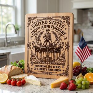 Patriotic USA 250th Anniversary Engraving Bundle, Chopping Board Designs