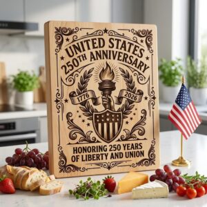 Patriotic USA 250th Anniversary Engraving Bundle, Chopping Board Designs
