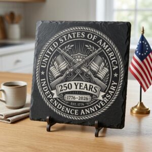 USA 250th Patriotic Engraving PNG Bundle, Vintage Designs for Slate Coasters