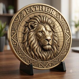 Coin Engraving Depth Map, Family Memorial 3D Relief, Animal Spirit Guide Art