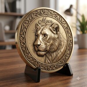 Coin Engraving Depth Map, Family Memorial 3D Relief, Animal Spirit Guide Art