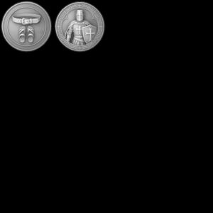 Jesus Christ Relief Depth Map, Detailed Christian Coin Laser Engraving Design
