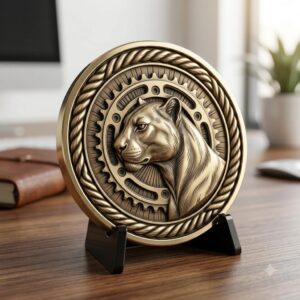 Laser Engraving Depth Map, Biker Coin and Eagle Americana Relief Designs