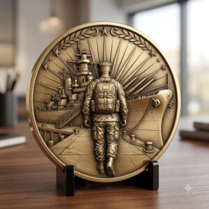 Military Relief Laser Engraving Depth Map, Challenge Coin Graphic Bundle