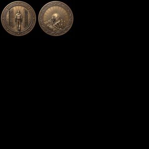 Sobriety Coin Laser Engraving File, 50 Hero Journey Relief Depth Map Bundle