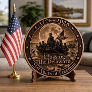 USA 250 Anniversary Laser Engraving File, Revolutionary War Plaque PNG Bundle