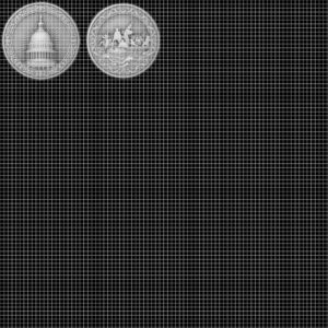 250th Anniversary 3D Illusion Challenge Coin, Laser Depth Map PNG Engraving