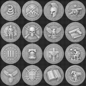 3D Relief Liberty Or Death Coin Art, Gun Rights Laser Engraving Files