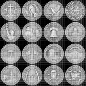 3D Relief Liberty Or Death Coin Art, Gun Rights Laser Engraving Files