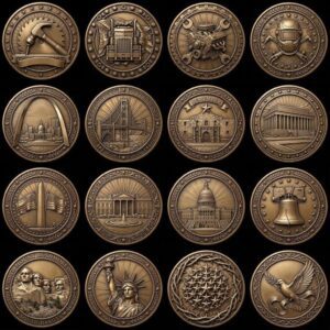 3D Relief Liberty Or Death Coin Art, Gun Rights Laser Engraving Files