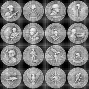 3D Soldier Challenge Coin Files, Military Relief Bundle, Veteran Tribute Art