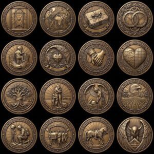 3D Soldier Challenge Coin Files, Military Relief Bundle, Veteran Tribute Art