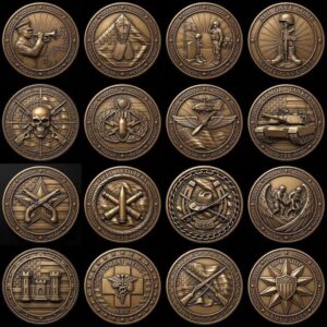 3D Soldier Challenge Coin Files, Military Relief Bundle, Veteran Tribute Art