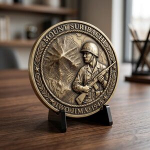3D Soldier Challenge Coin Files, Military Relief Bundle, Veteran Tribute Art