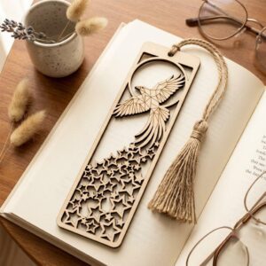 50 Gothic Bookmark Templates, Dark Academia Cathedral Window Page Marker