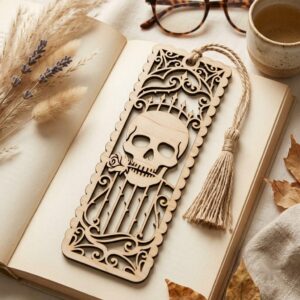 50 Gothic Cathedral Window Bookmarks, Victorian Dark Academia Reader Gift