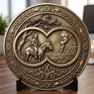 50 Native Warrior Challenge Coin 3D Depth Maps, Laser Engraving Relief Designs
