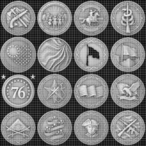 America 250th Anniversary Coin Depth Map, Founders Legacy Laser Engraving File