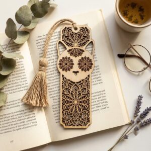 Animal Bookmark SVG, Laser Cut Bundle 50 Designs, Geometric Low Poly Templates, Modern Silhouette Vector File