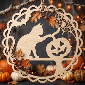 Boo Crew Ghost Door Hanger, Halloween Sign Bundle, Funny DIY Decor