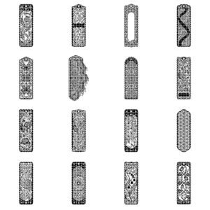 Celtic Bookmark Laser File, 50 Wood Templates, Eternity Knot Designs