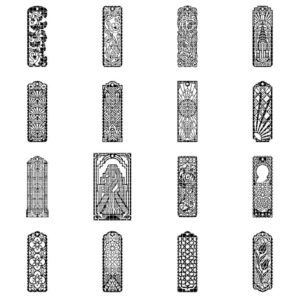 Celtic Bookmark Laser File, 50 Wood Templates, Eternity Knot Designs