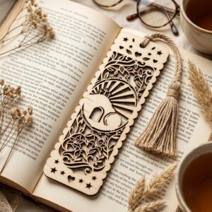 Christian Bookmark Laser File, 48 Ornate Bible Verse Designs