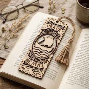 Christian Bookmark Laser File, 48 Ornate Bible Verse Designs