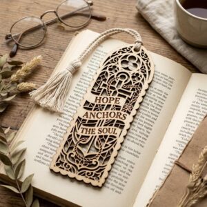 Christian Bookmark Laser File, Bible Verse Bundle, Faith Gift Ideas
