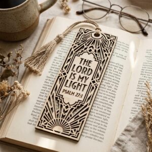 Christian Bookmark Laser File, Bible Verse Bundle, Faith Gift Ideas