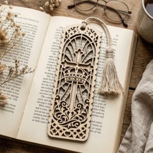 Christian Bookmark Laser File, Bible Verse Bundle, Faith Gift Ideas
