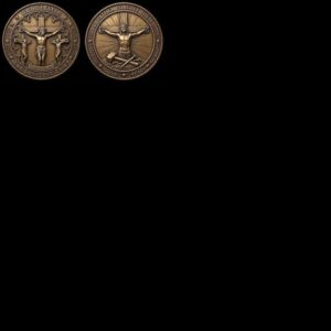 Christian Challenge Coins, Depth Map Engraving File, Jesus Laser Art Bundle