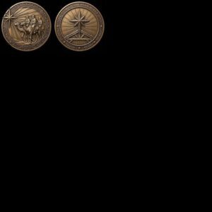 Christian Manger Scene Coin Engraving File, Star Of Bethlehem 3D Depth Map