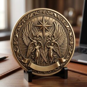 Christian Manger Scene Coin Engraving File, Star Of Bethlehem 3D Depth Map