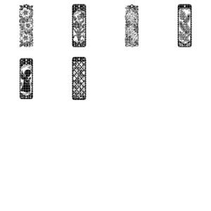Christmas Bookmark Bundle, 22 Minimalist Holiday Designs, Modern Abstract Xmas Page Markers