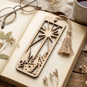 Christmas Bookmark Bundle, 22 Minimalist Holiday Designs, Modern Abstract Xmas Page Markers