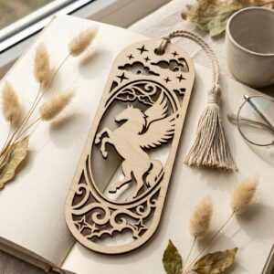 Fantasy Dragon, Griffin, Pegasus Bookmarks, Filigree Silhouette Files