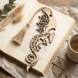 Fantasy Dragon, Griffin, Pegasus Bookmarks, Filigree Silhouette Files