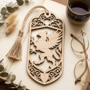 Fantasy Dragon, Griffin, Pegasus Bookmarks, Filigree Silhouette Files