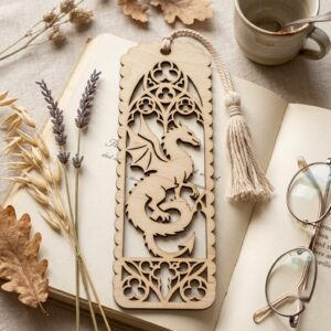 Fantasy Dragon, Griffin, Pegasus Bookmarks, Filigree Silhouette Files