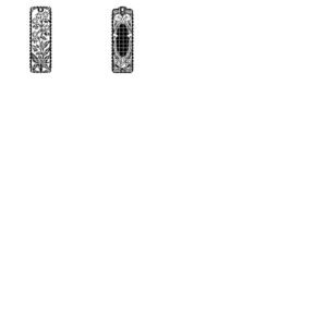 Floral Damask Bookmark Laser Files, 50 Vintage Victorian Scroll Patterns